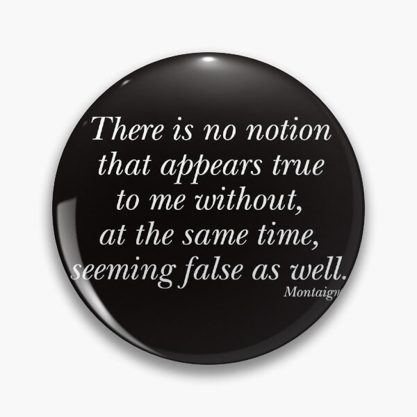 Item preview, Montaigne's Philosophy designed and sold by MKBL.
