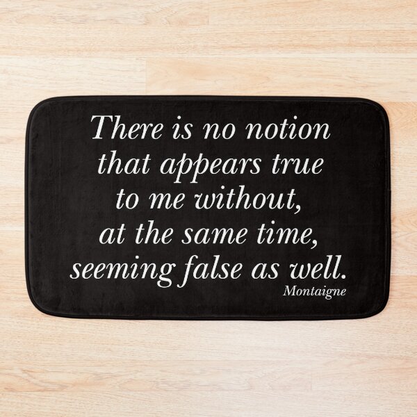 Item preview, Montaigne's Philosophy designed and sold by MKBL.