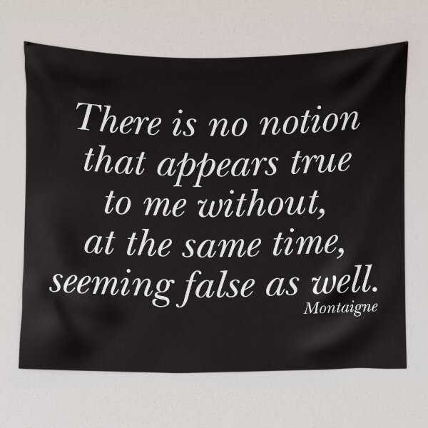 Item preview, Montaigne's Philosophy designed and sold by MKBL.