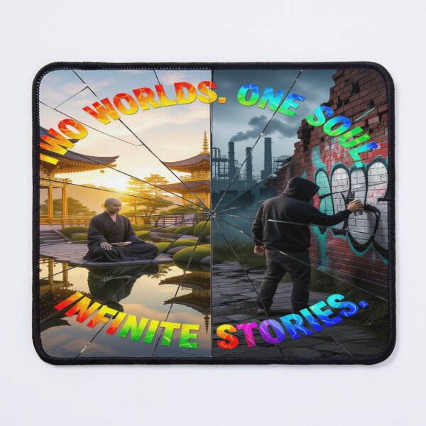 Item preview, Two Worlds – Zen and Street Art in a fragmented reality full of expression and balance designed and sold by FotoworldEdel.