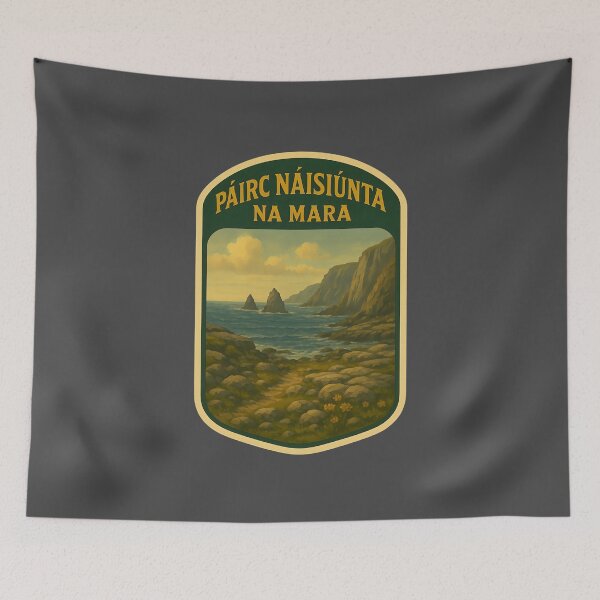 Item preview, Vintage Ireland Landscape Art Print: Kerry Sea designed and sold by PinUpPizzazz.