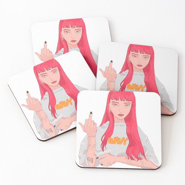 Item preview, Redhair Girl With Tattoos designed and sold by JUSchallerArt.