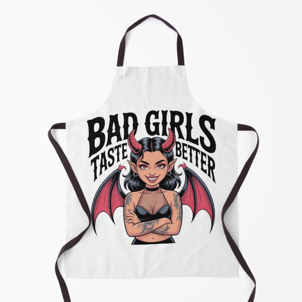 Item preview, Bad Girls Taste Better – Sexy Devil Girl Halloween T-Shirt | Spooky Rebel Aesthetic Design designed and sold by GlessedUp.