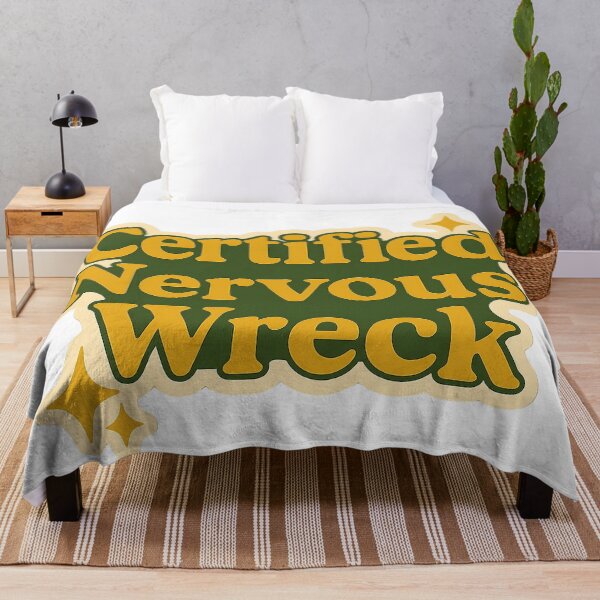 Item preview, Certified Nervous Wreck Retro Design designed and sold by myselftherapy.
