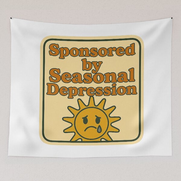 Item preview, Sponsored by Seasonal Depression Retro Design designed and sold by myselftherapy.