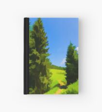 Impressions of Green Forests and Meadows Hardcover Journal
