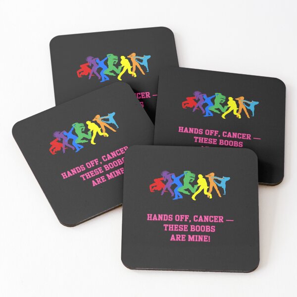 Item preview, Hands Off Cancer – Bold Rainbow Empowerment Design for Women designed and sold by Kindloom.