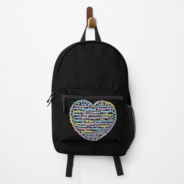 Item preview, Positive Words Heart (V.1) – Inspirational Word Cloud Design designed and sold by D-Islamic.