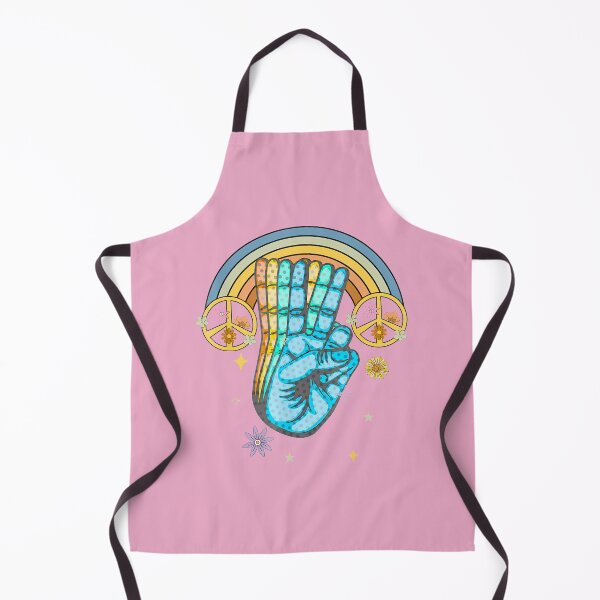 Item preview, Groovy Retro Peace Hand & Rainbow Pop Art Design By Merch, Limited Edition, Perfect Gift For You An designed and sold by SarahTPYDesigs.