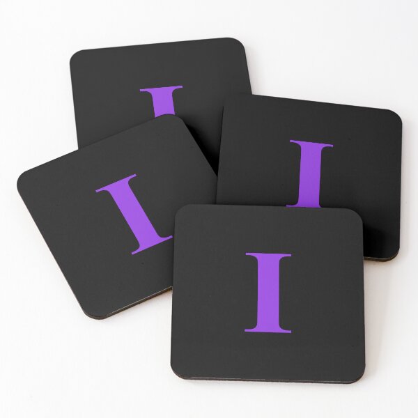 Item preview, Number 1 Roman Numeral I – Elegant Purple Design designed and sold by NECHSTORE.