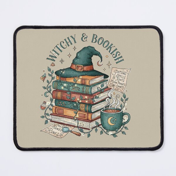 Item preview, Witchy & Bookish — Cozy Magical Book Stack Illustration designed and sold by FallenAngel22282.
