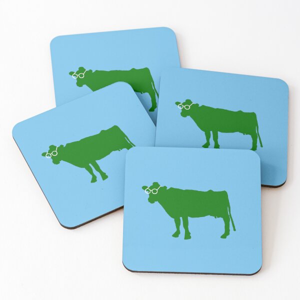 Item preview, Green Nerd Cow designed and sold by Reluctant Cowboy.