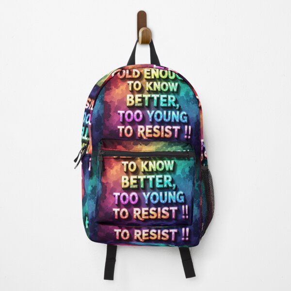 Item preview, colorful typographic funny quote steampunk type text designed and sold by SmashingDeals.