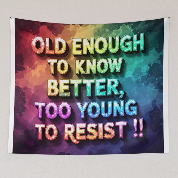 Item preview, colorful typographic funny quote steampunk type text designed and sold by SmashingDeals.