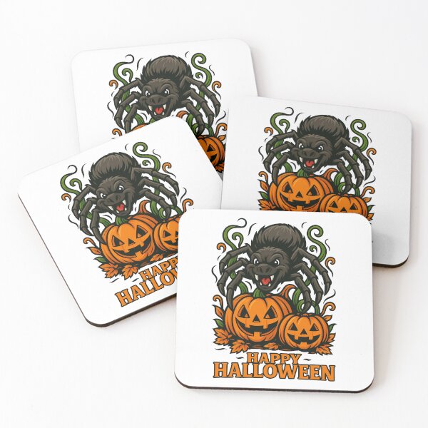 Item preview, Halloween Spider with Pumpkins Illustration designed and sold by Animarisca.