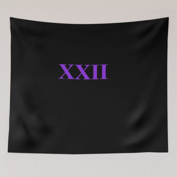 Item preview, Number 22 Roman Numeral XXII – Modern Purple Aesthetic designed and sold by NECHSTORE.