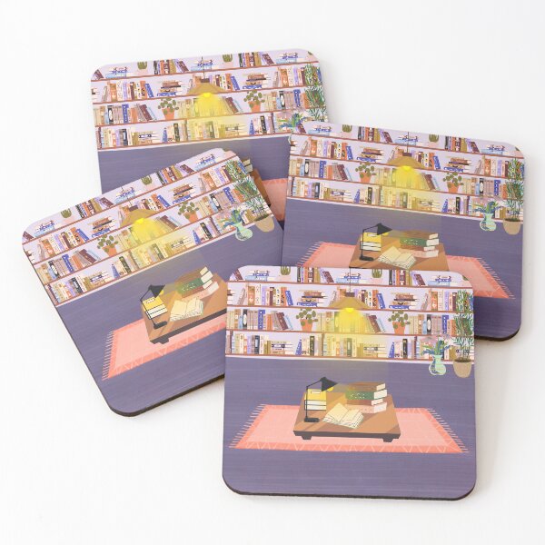 Item preview, Calm Night in a Room of Books designed and sold by Saragoza.