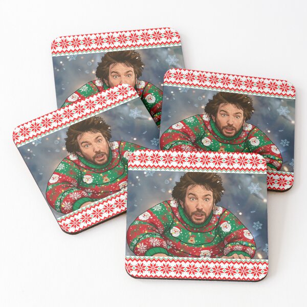 Item preview, Hans Gruber ugly sweater designed and sold by GeekRagz.