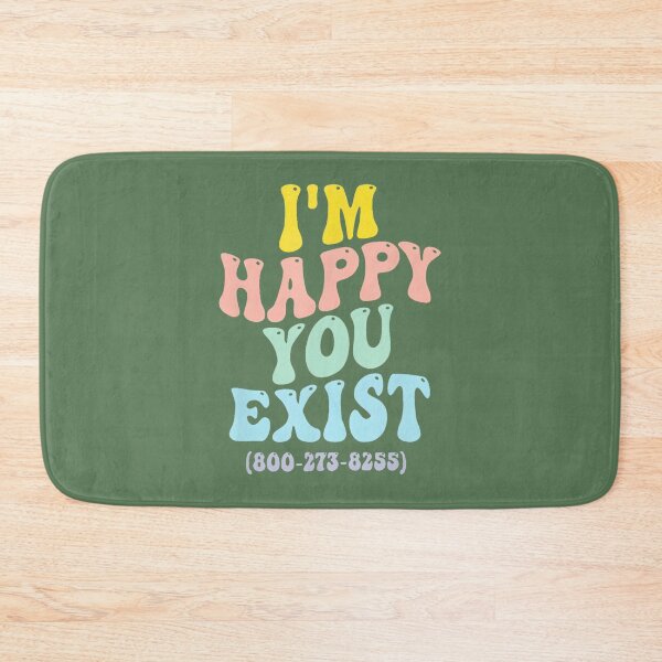 Item preview, I'M Happy You Exist Retro Groovy Wavy Text By Merch, Limited Edition, Perfect Gift For You And Frie designed and sold by Eric Johnson.