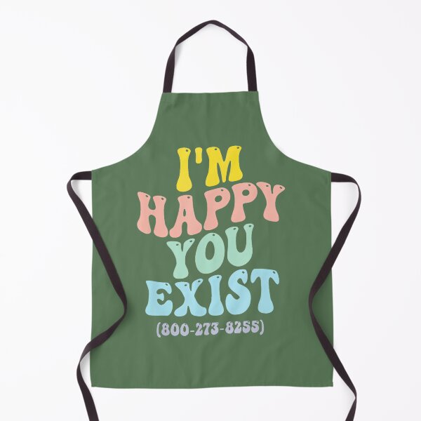 Item preview, I'M Happy You Exist Retro Groovy Wavy Text By Merch, Limited Edition, Perfect Gift For You And Frie designed and sold by Eric Johnson.