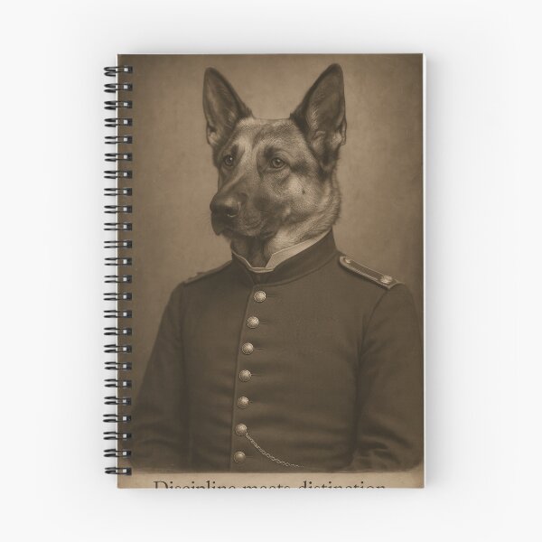 Item preview, German Shepherd – 19th Century Military Portrait designed and sold by Flying Doggo.