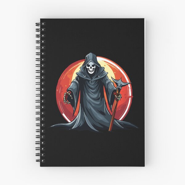 Item preview, Grim Reaper with scythe death, Grim reaper holding sickle,  ghost death scary creepy, Grim reaper skull with hood designed and sold by Danler.