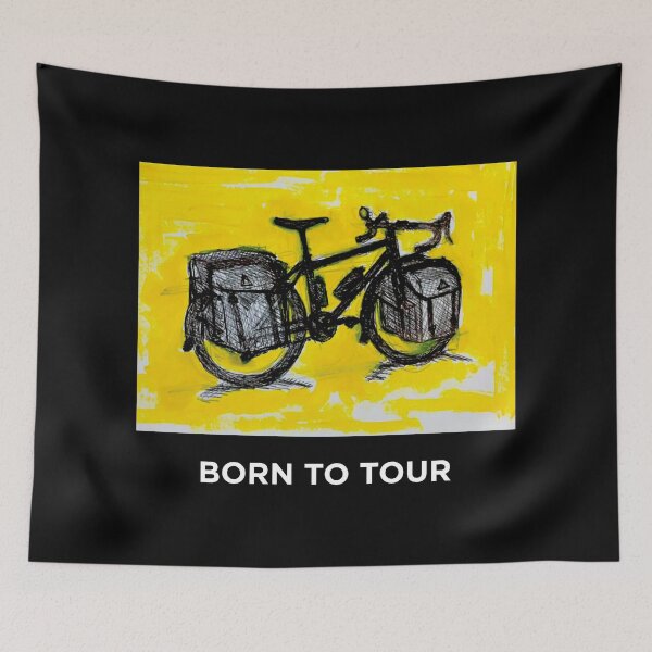 Item preview, Born to Tour - dark background designed and sold by Half Serious.