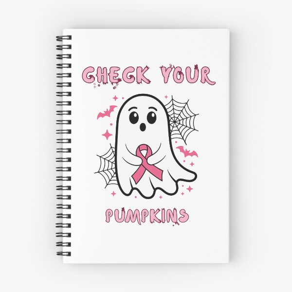 Item preview, In october we wear pink check your boobs halloween ghost designed and sold by AgaDesignStudio.