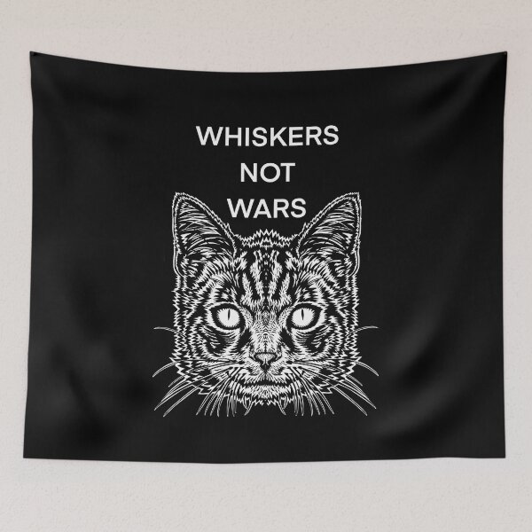 Item preview, WHISKERS NOT WARS - the cat words .13 designed and sold by lautir.