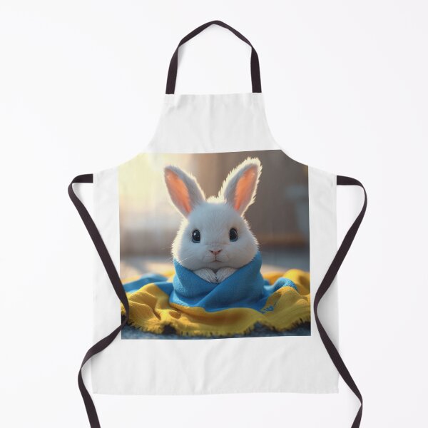 Item preview, Cute Ukrainian Bunny in Blue and Yellow designed and sold by Kitty Kat.