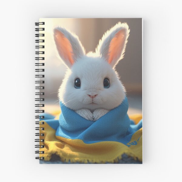 Item preview, Cute Ukrainian Bunny in Blue and Yellow designed and sold by Kitty Kat.
