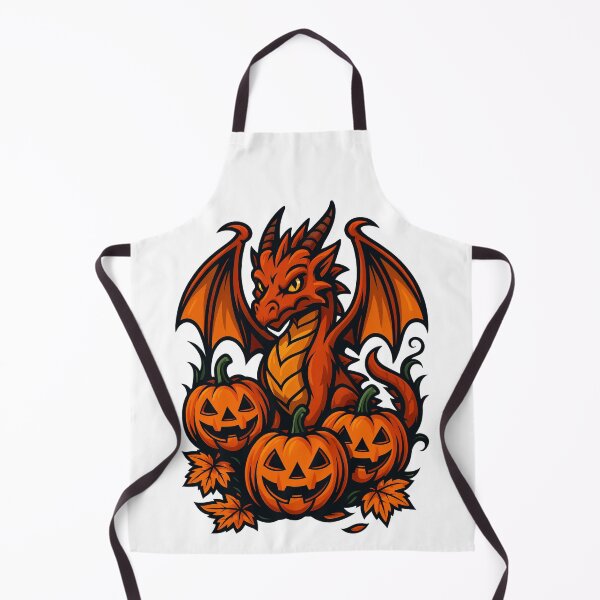 Item preview, Halloween Dragon with Glowing Pumpkins designed and sold by Animarisca.