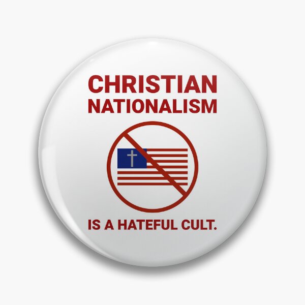 Item preview, Christian nationalism is a hateful cult.  designed and sold by Rachel the Artist .