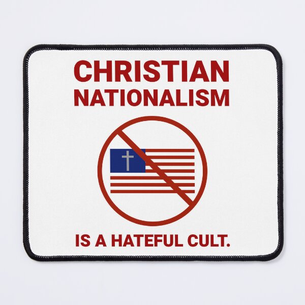 Item preview, Christian nationalism is a hateful cult. designed and sold by Rachel the Artist .