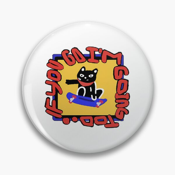 Item preview, Skater Cat Motto designed and sold by Blancocalico.
