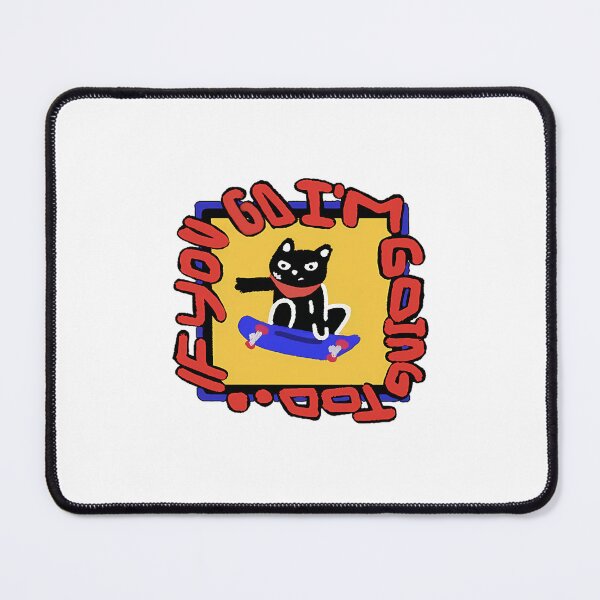 Item preview, Skater Cat Motto designed and sold by Blancocalico.