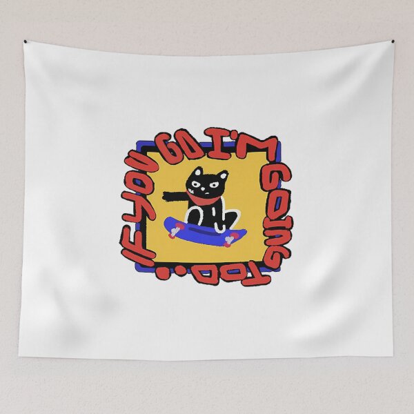 Item preview, Skater Cat Motto designed and sold by Blancocalico.