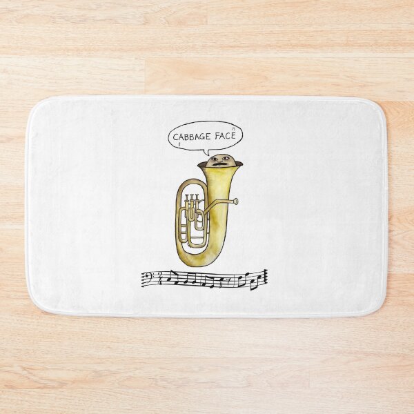 Item preview, Cabbage Face Man Euphonium designed and sold by LlyonaFang.