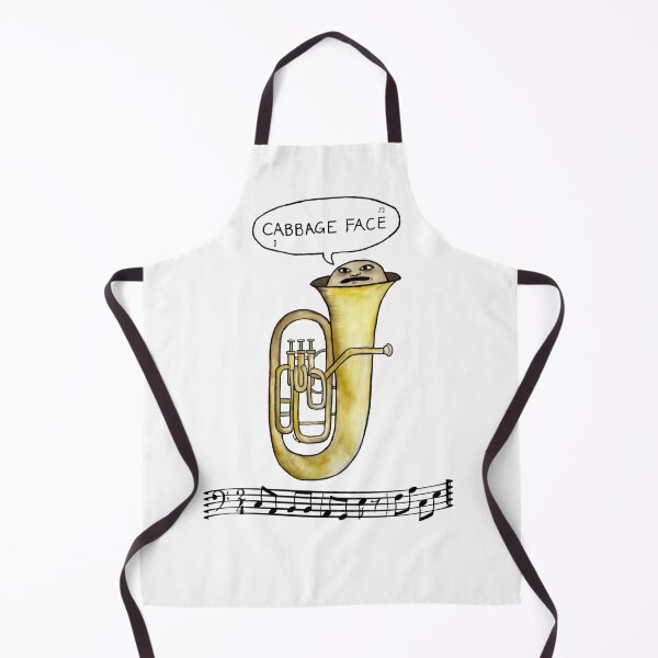 Item preview, Cabbage Face Man Euphonium designed and sold by LlyonaFang.