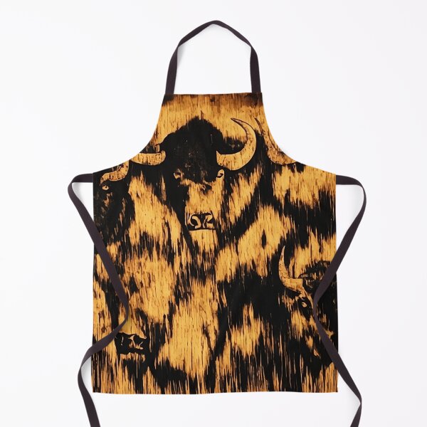 Item preview, Rustic Buffalo Illustration on Wood Grain Background | Wood Art | Wood Burning | Animal Art | Animal Drawing designed and sold by UnhingedBird.