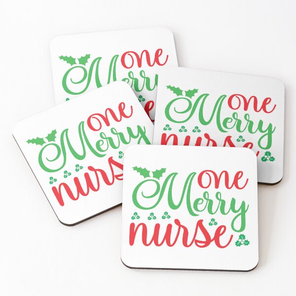 Item preview, One Merry Nurse Christmas T-Shirt – Funny Holiday Tee for Nurses designed and sold by AgnieszkaTees.