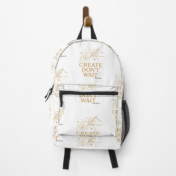 Item preview, CREATE DON'T WAIT – Motivational Quote Art for Dreamers & Creators | Nataly Gattamelati Design designed and sold by natalygattamelati.