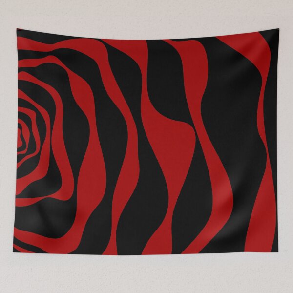 Item preview, Ebb and Flow 4 in Red and Black designed and sold by LAEC-Shop.