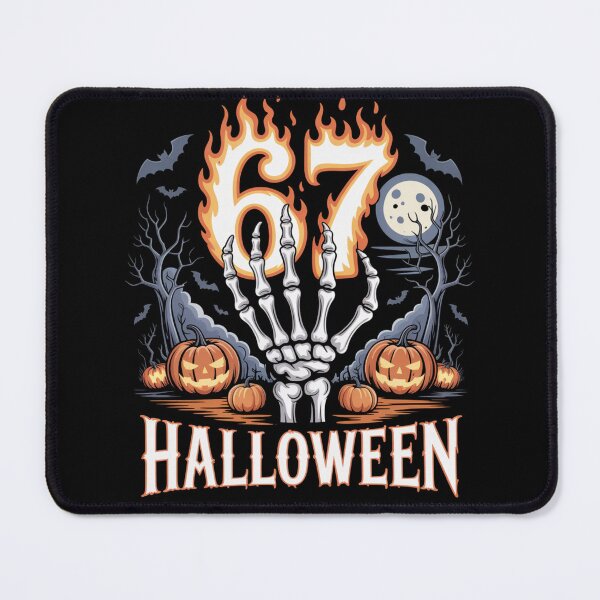 Item preview, Spooky 6 7 Meme Skeleton Halloween Design designed and sold by RDRdesign.