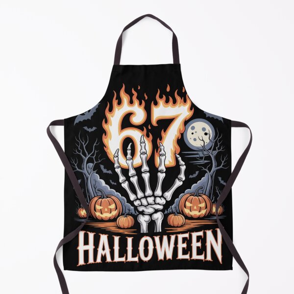 Item preview, Spooky 6 7 Meme Skeleton Halloween Design designed and sold by RDRdesign.