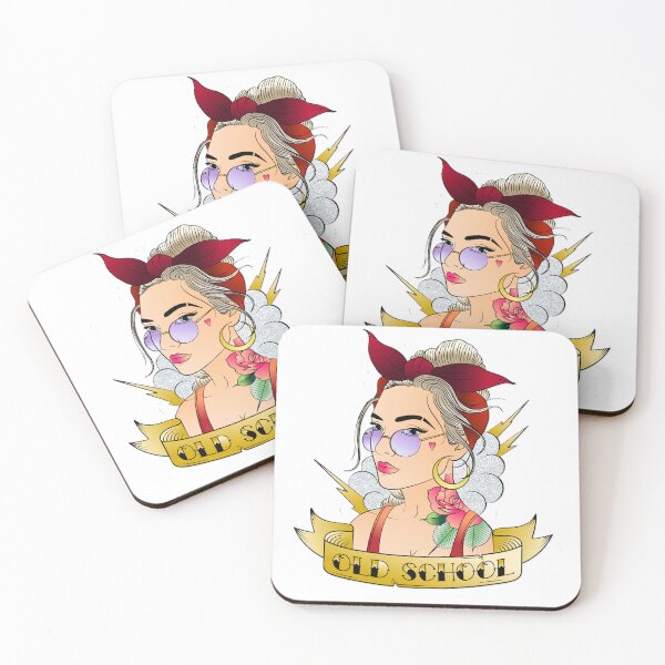Item preview, Old school lady design designed and sold by SSA-Design.