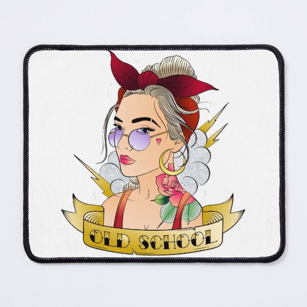 Item preview, Old school lady design designed and sold by SSA-Design.