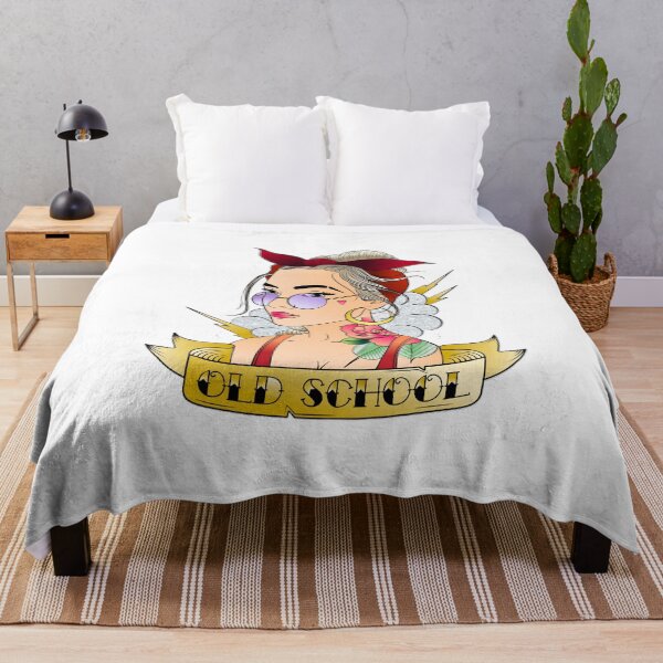 Item preview, Old school lady design designed and sold by SSA-Design.