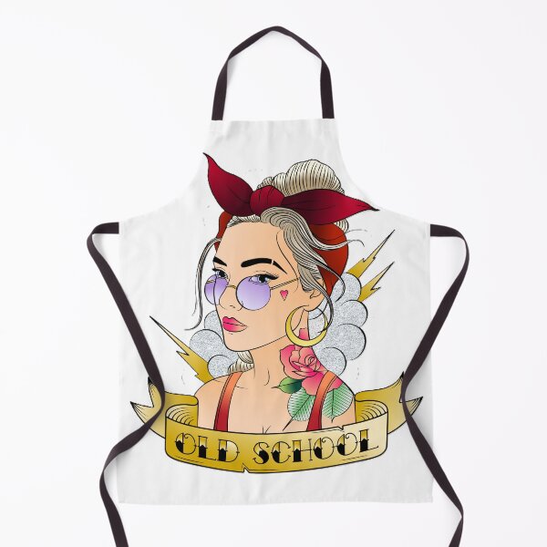 Item preview, Old school lady design designed and sold by SSA-Design.