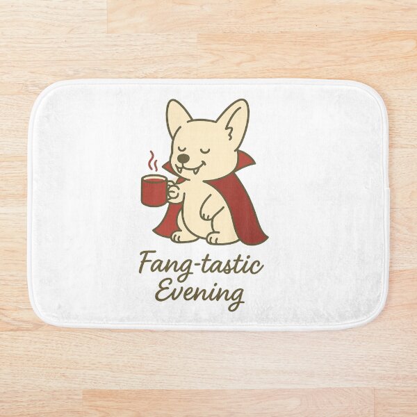 Artikelvorschau, Fang-tastische Abend-Hundetasse – Süße Halloween-Kaffeetasse, Minimales Vampir-Hundeliebhaber-Geschenk, Gemütliche ästhetische Haustierkunst entworfen und verkauft von RungsitDesign.